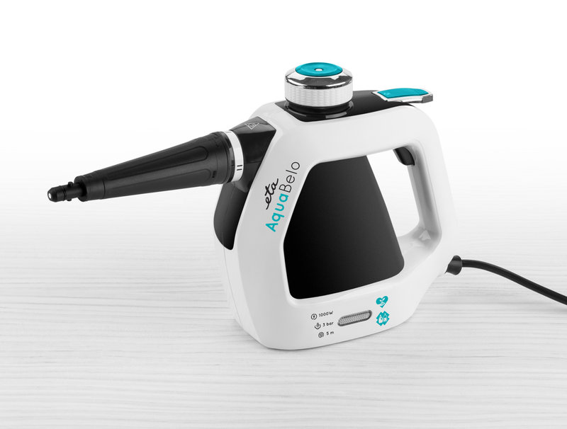 ETA | Steam cleaner | Aquabelo ETA126490000 | Power 1000 W | Steam pressure 3 bar | Water tank capacity 0.22 L | White