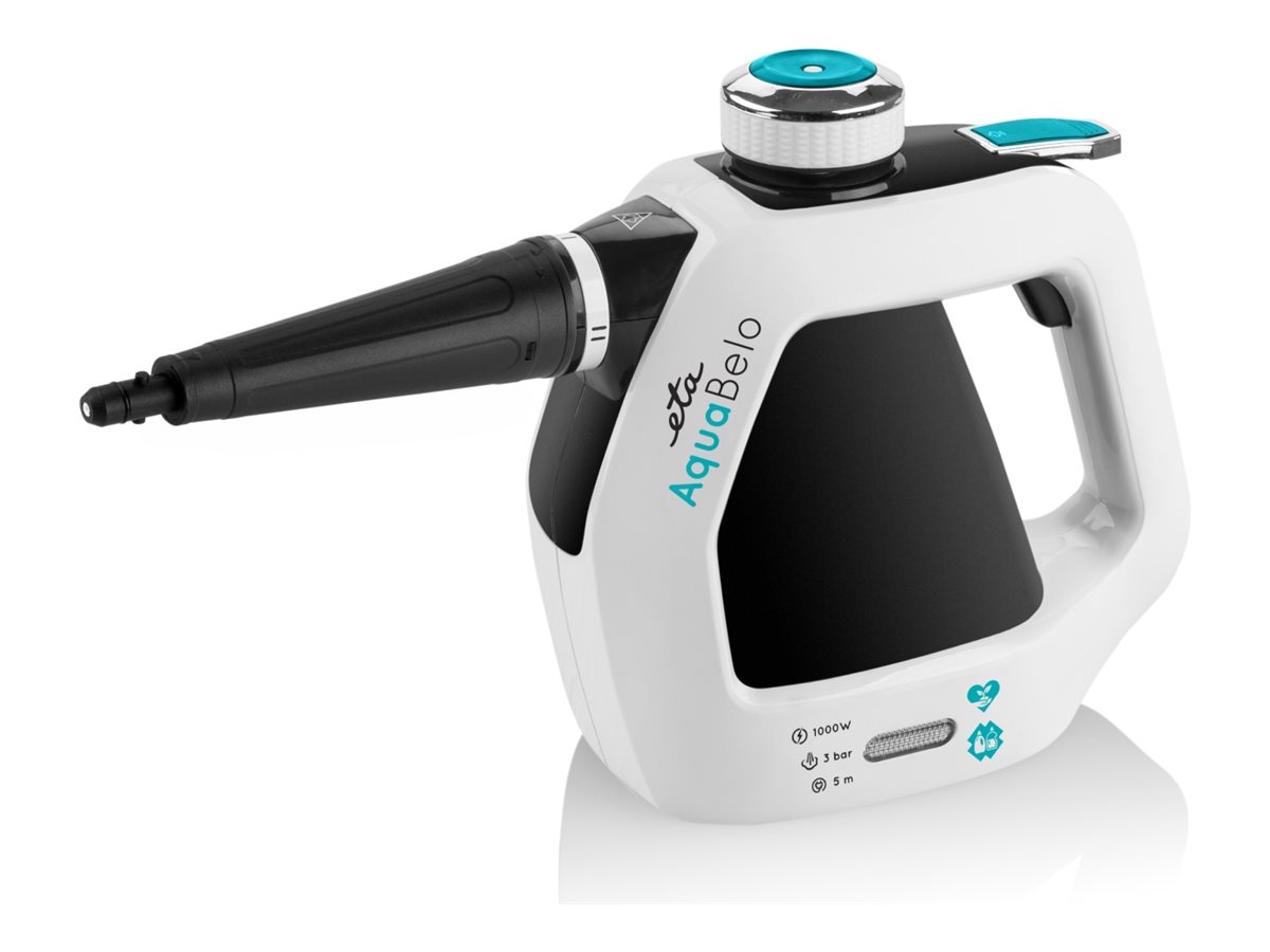 ETA | Steam cleaner | Aquabelo ETA126490000 | Power 1000 W | Steam pressure 3 bar | Water tank capacity 0.22 L | White