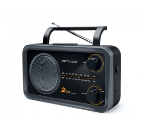 Muse | 2-bands portable radio | M-06DS | AUX in | Grey