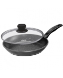 Stoneline | 7359 | Pan | Frying | Diameter 26 cm | Suitable for induction hob | Lid included | Fixed handle | Anthracite