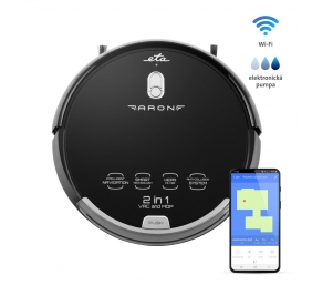 ETA | Vacuum cleaner | Aron ETA251290000 | Wet&Dry | Operating time (max) 120 min | Lithium Ion | 2400 mAh | Dust capacity 0.3 L | Black | Battery warranty 24 month(s)