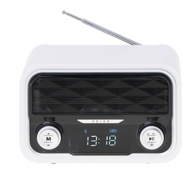 Adler | Bluetooth Radio | AD 1185 | AUX in | White