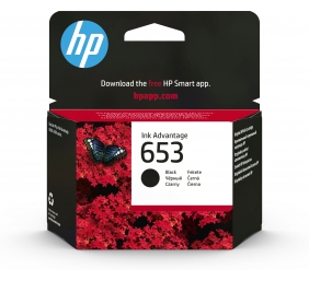 HP 653 (3YM75AE) Rašalinė kasetė, Juoda