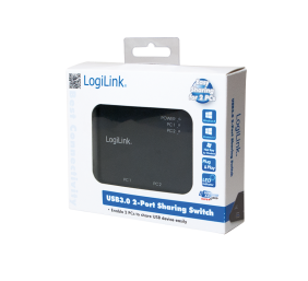 Logilink | USB 3.0 Switch 2-Port | UA0216
