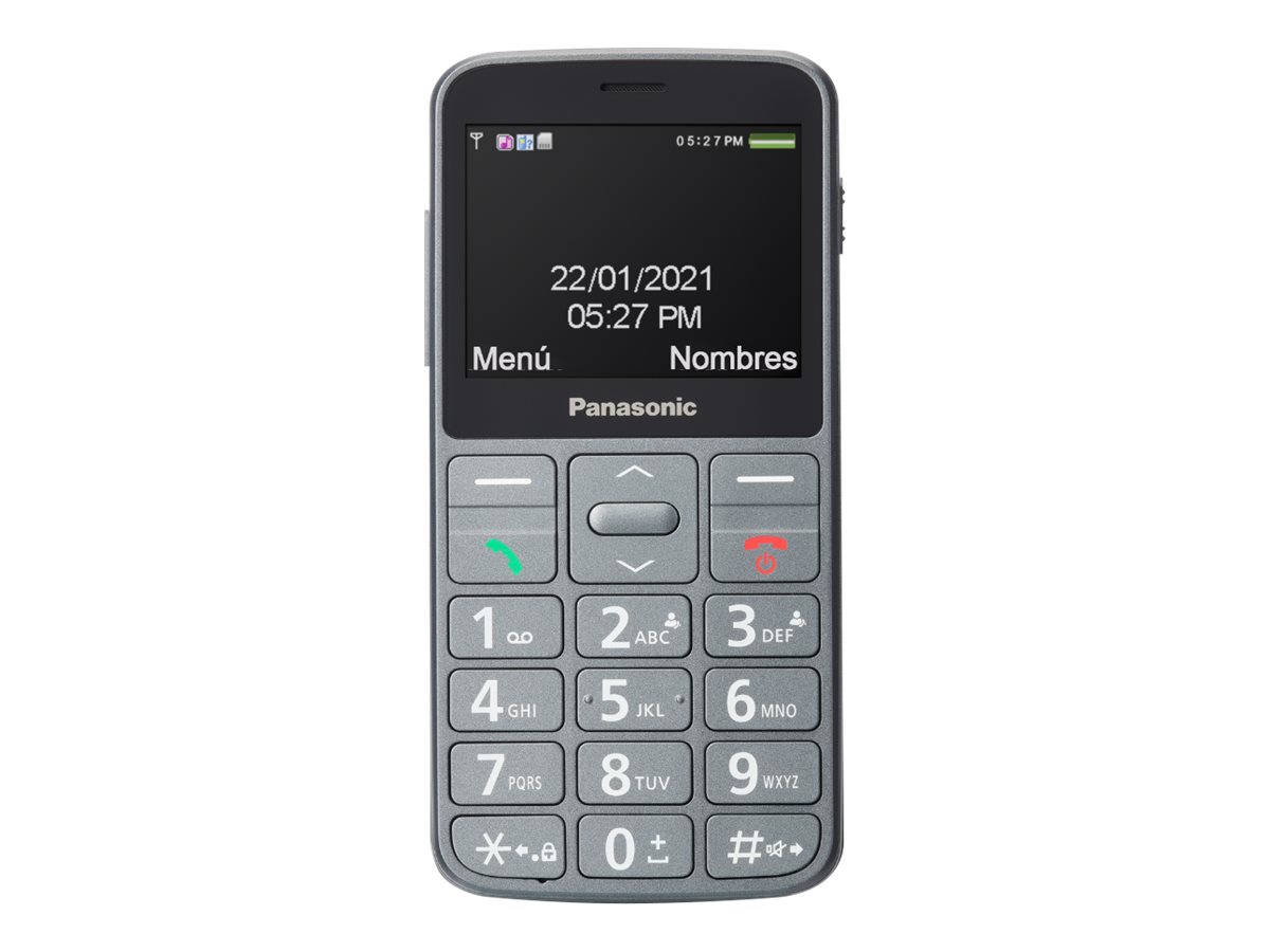 Panasonic | KX-TU160 | Easy Use Mobile Phone | Grey | 2.4 " | TFT-LCD | Bluetooth | USB version USB-C | Built-in camera | Main camera resolution 0.3 MP