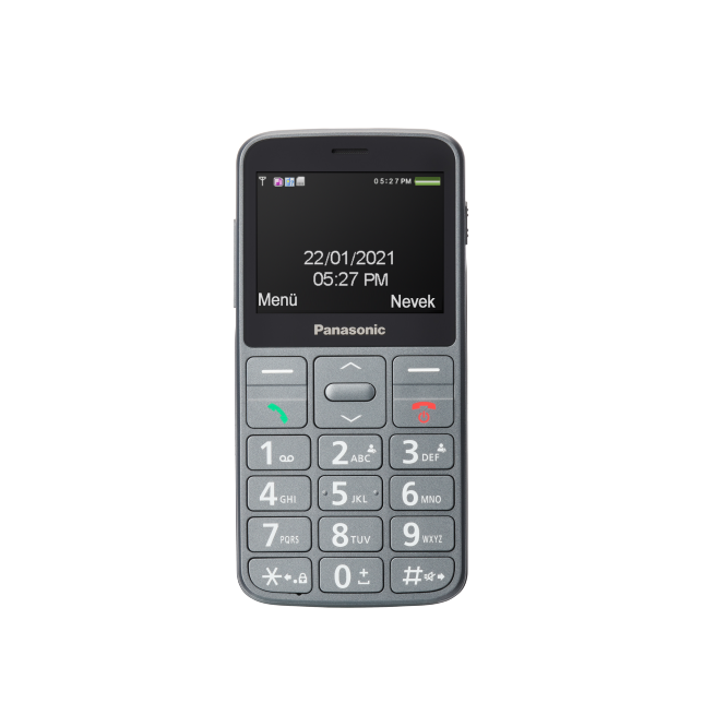 Panasonic | KX-TU160 | Easy Use Mobile Phone | Grey | 2.4 " | TFT-LCD | Bluetooth | USB version USB-C | Built-in camera | Main camera resolution 0.3 MP