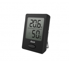 Duux | Sense | Black | LCD display | Hygrometer + Thermometer
