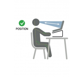 PORT DESIGNS | 901103 | Ergonomic Notebook stand | Notebook Stand | Black | 10-15.6 "