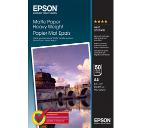 Matte Paper Heavy Weight, DIN A4, 167g/mÂ², 50 Sheets