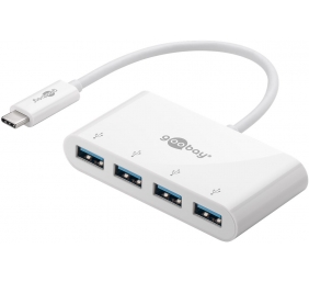 Goobay | 4 USB-C multiport adapter | 66274 | USB Type-C | USB 3.0 female (Type A)
