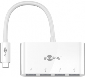 Goobay | 4 USB-C multiport adapter | 66274 | USB Type-C | USB 3.0 female (Type A)