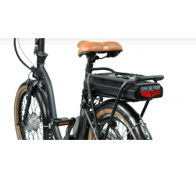 Blaupunkt Folding E-bike FRANZI 500, Motor power 250 W, Wheel size 20 ", 22.5 kg, Aluminum, LCD, 4 h, Lava grey matt, 80 km