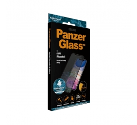 PanzerGlass | P2665 | Screen protector | Apple | iPhone Xr/11 | Tempered glass | Black | Confidentiality filter; Full frame coverage; Anti-shatter film (holds the glass together and protects against glass shards in case of breakage); Case Friendly – compa