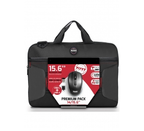 PORT DESIGNS | PREMIUM PACK 14/15.6 | Messenger - Briefcase | Black