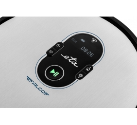 ETA | Vacuum cleaner | Falco Smart ETA251590000 | Wet&Dry | Operating time (max) 120 min | Lithium Ion | 2400 mAh | Dust capacity 0.6 L | Silver/Black | Battery warranty 24 month(s)