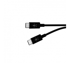 Belkin BOOST↑CHARGE USB-C Car Charger + Cable with Quick Charge 4+ F7U076bt04-BLK Black