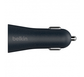 Belkin BOOST↑CHARGE USB-C Car Charger + Cable with Quick Charge 4+ F7U076bt04-BLK Black