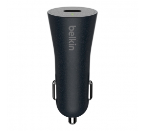 Belkin BOOST↑CHARGE USB-C Car Charger + Cable with Quick Charge 4+ F7U076bt04-BLK Black