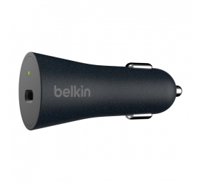 Belkin BOOST↑CHARGE USB-C Car Charger + Cable with Quick Charge 4+ F7U076bt04-BLK Black