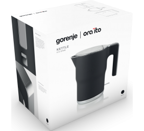 Gorenje | Kettle Ora Ito design | K15ORAB | Electric | 2400 W | 1.5 L | Stainless Steel | 360° rotational base | Black