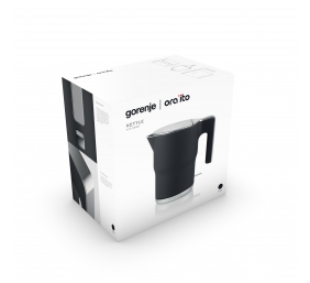 Gorenje | Kettle Ora Ito design | K15ORAB | Electric | 2400 W | 1.5 L | Stainless Steel | 360° rotational base | Black