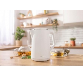 Gorenje | Kettle | K15DWW | Electric | 2200 W | 1.5 L | Plastic + metal | 360° rotational base | White