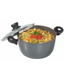 Stoneline | XXL Cooking pot | 7195 | 5 L | die-cast aluminium | Grey | Lid included