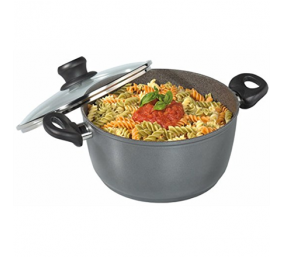 Stoneline | XXL Cooking pot | 7195 | 5 L | die-cast aluminium | Grey | Lid included