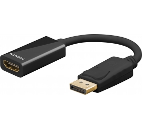 Goobay DisplayPort Male | HDMI Female | DisplayPort/HDMI Adapter Cable | 67881 | 0.1 m