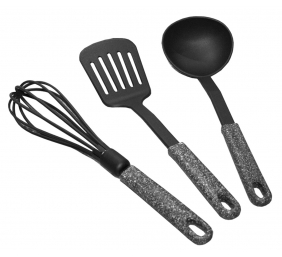 Stoneline 3-part Kitchen utensil set 8943 Kitchen utensil set, 3 pc(s), Dishwasher proof, Anthracite/Black