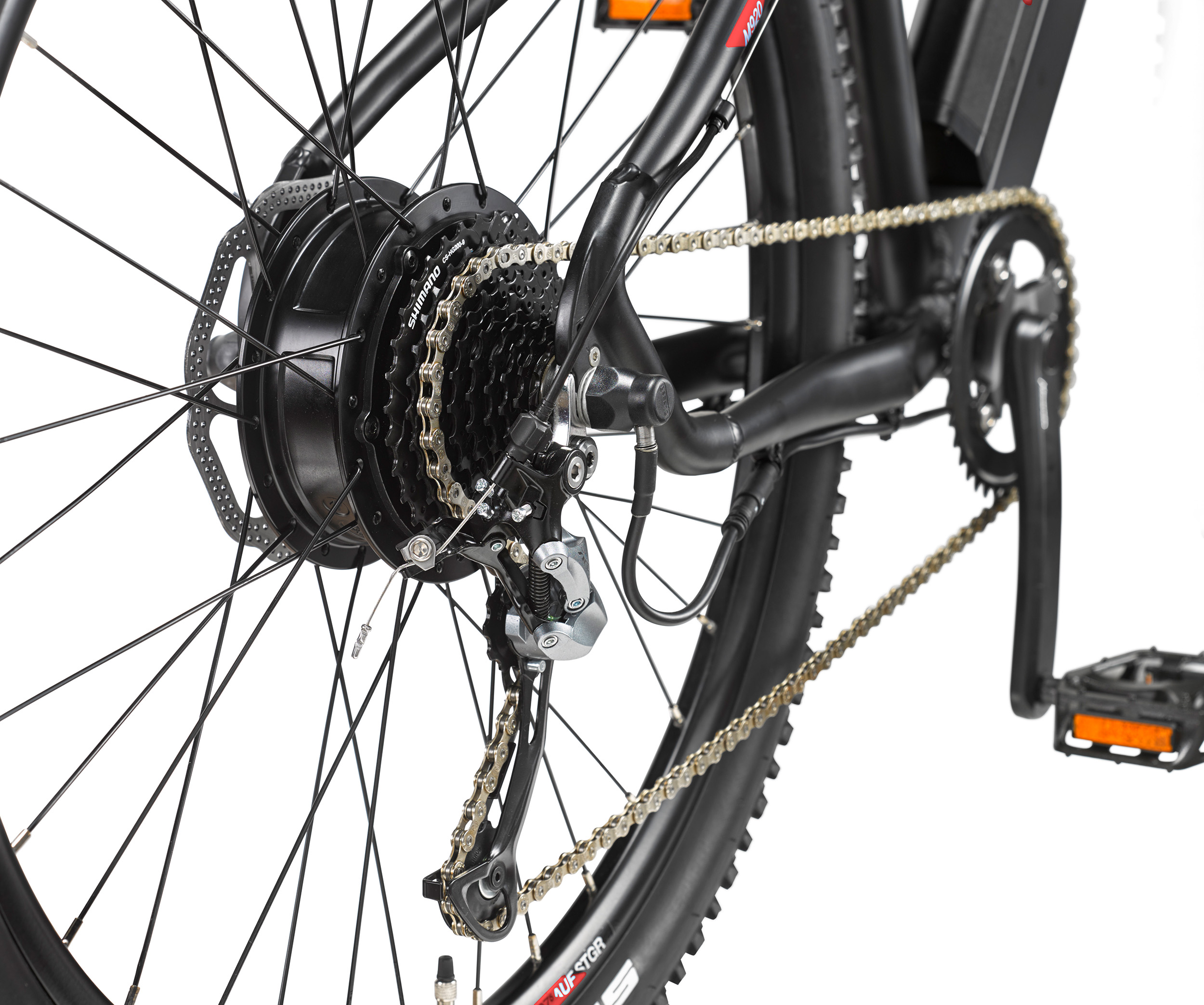 Telefunken Aufsteiger M920, MTB E-Bike, Motor power 250 W, Wheel size 27.5 ", Warranty 24 month(s), Anthracite/Red