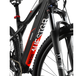 Telefunken Aufsteiger M920, MTB E-Bike, Motor power 250 W, Wheel size 27.5 ", Warranty 24 month(s), Anthracite/Red