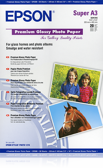 Premium Glossy Photo Paper A3, 250g/m2, 20 sheets