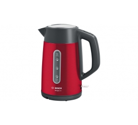 Bosch | Kettle | DesignLine TWK4P434 | Electric | 2400 W | 1.7 L | Stainless steel | 360° rotational base | Red/Black