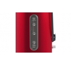 Bosch | Kettle | DesignLine TWK4P434 | Electric | 2400 W | 1.7 L | Stainless steel | 360° rotational base | Red/Black