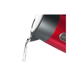 Bosch | Kettle | DesignLine TWK4P434 | Electric | 2400 W | 1.7 L | Stainless steel | 360° rotational base | Red/Black