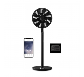 Duux | Fan | Whisper Flex Ultimate | Stand Fan | Black | Diameter 34 cm | Number of speeds 30 | Oscillation | 3-32 W | Remote control