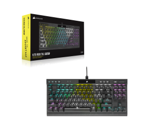 Corsair | Speed Switch | K70 RGB TKL | Gaming keyboard | Champion Series Mechanical Gaming Keyboard | RGB LED light | US | Wired | Black