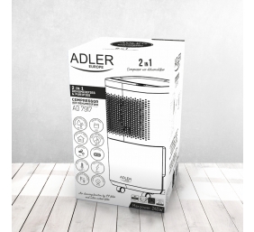 Adler | Air Dehumidifier | AD 7917 | Power 200 W | Suitable for rooms up to 60 m³ | Water tank capacity 2.2 L | White