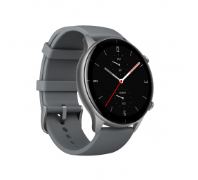 Amazfit GTR 2e Smart watch, GPS (satellite), AMOLED Display, Touchscreen, Heart rate monitor, Activity monitoring 24/7, Waterproof, Bluetooth, Slate Grey