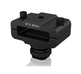 Raidsonic Enclosure clamp for camera IB-CA100 Black, Clamping width of 9 to 16 millimetres, all standard M.2 storage enclosures can be attached.