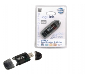 Logilink | Cardreader USB 2.0 Stick external for MMC, RS-MMC, SD and SD HC