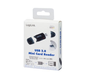 Logilink | Cardreader USB 2.0 Stick external for MMC, RS-MMC, SD and SD HC