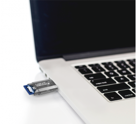 Logilink | Cardreader USB 2.0 Stick external for MMC, RS-MMC, SD and SD HC