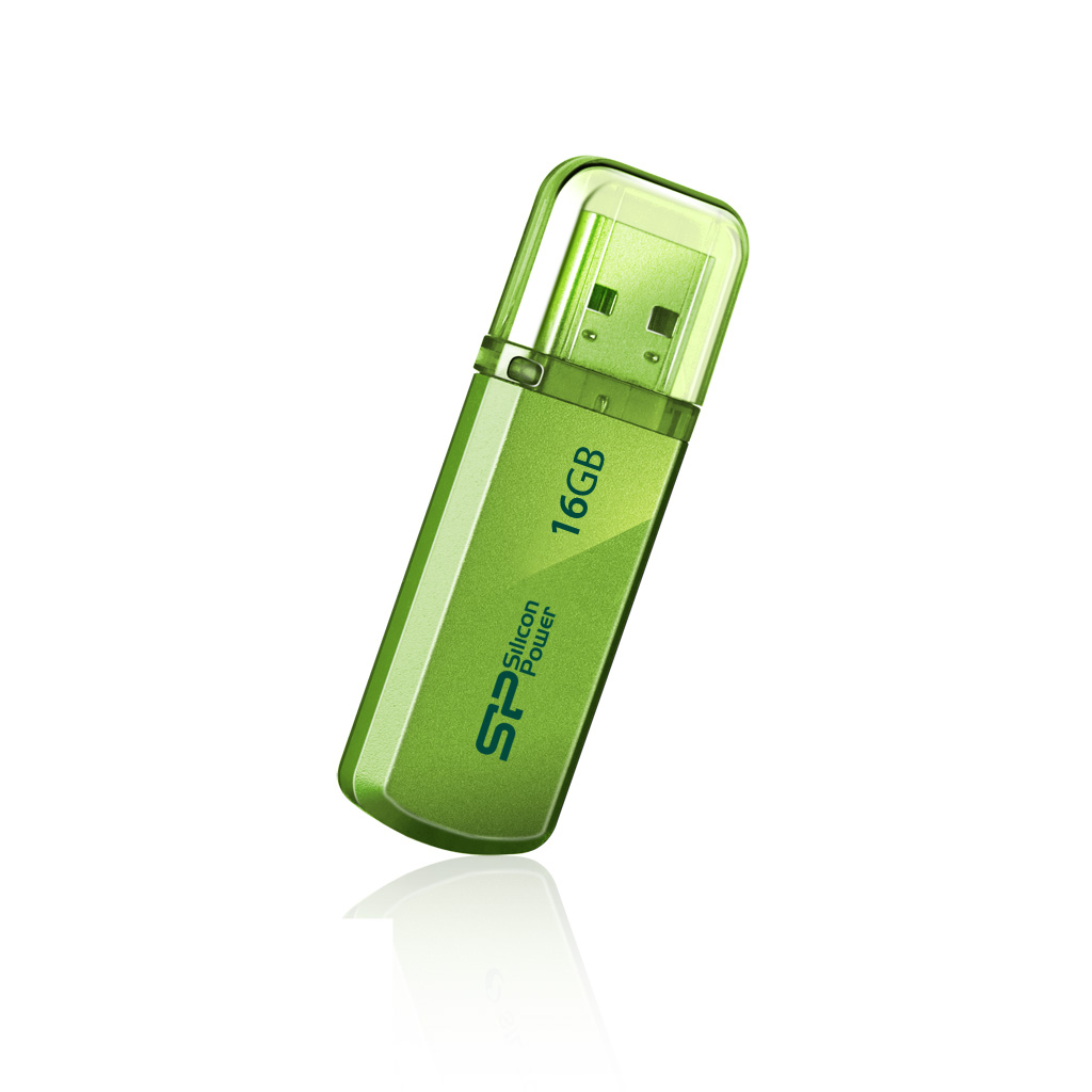 Silicon Power | Helios 101 | 16 GB | USB 2.0 | Green