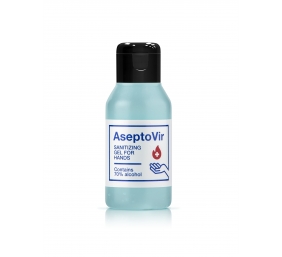 AseptoVir Premium Sanitising Gel for hands 75ml, 70% alcohol