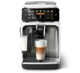 Philips Series 4300 Coffee Maker EP4343/70 Pump pressure 15 bar, Built-in milk frother, Fully Automatic, 1500 W, White