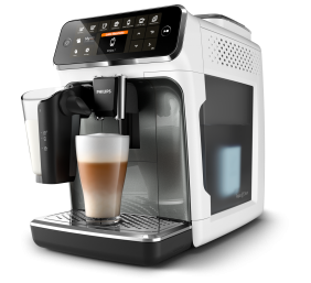Philips Series 4300 Coffee Maker EP4343/70 Pump pressure 15 bar, Built-in milk frother, Fully Automatic, 1500 W, White