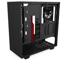 NZXT H510 Side window, Black/Red, ATX, Power supply included No