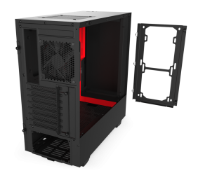 NZXT H510 Side window, Black/Red, ATX, Power supply included No
